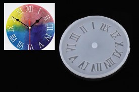 Molde silicona reloj 105mm numeros romanos 025J5 (3).jpg